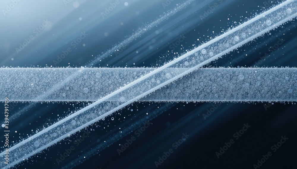 Poster dynamic water droplets creating abstract patterns studio image macro close-up fluidity and texture e