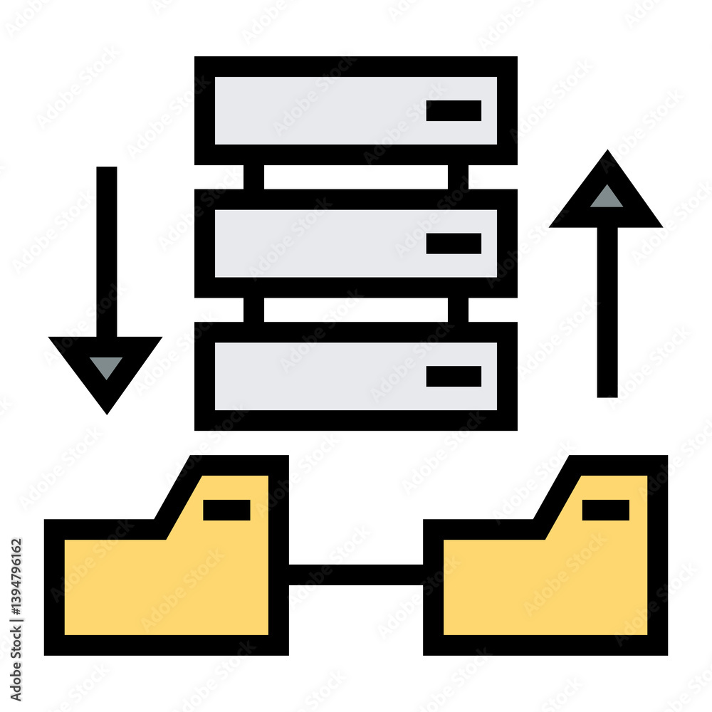 Poster data backup icon