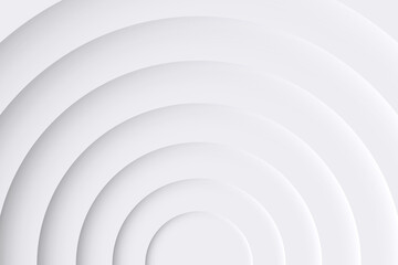 Obraz premium white background pattern 3D circles overlap dynamic, abstract realistic vector design