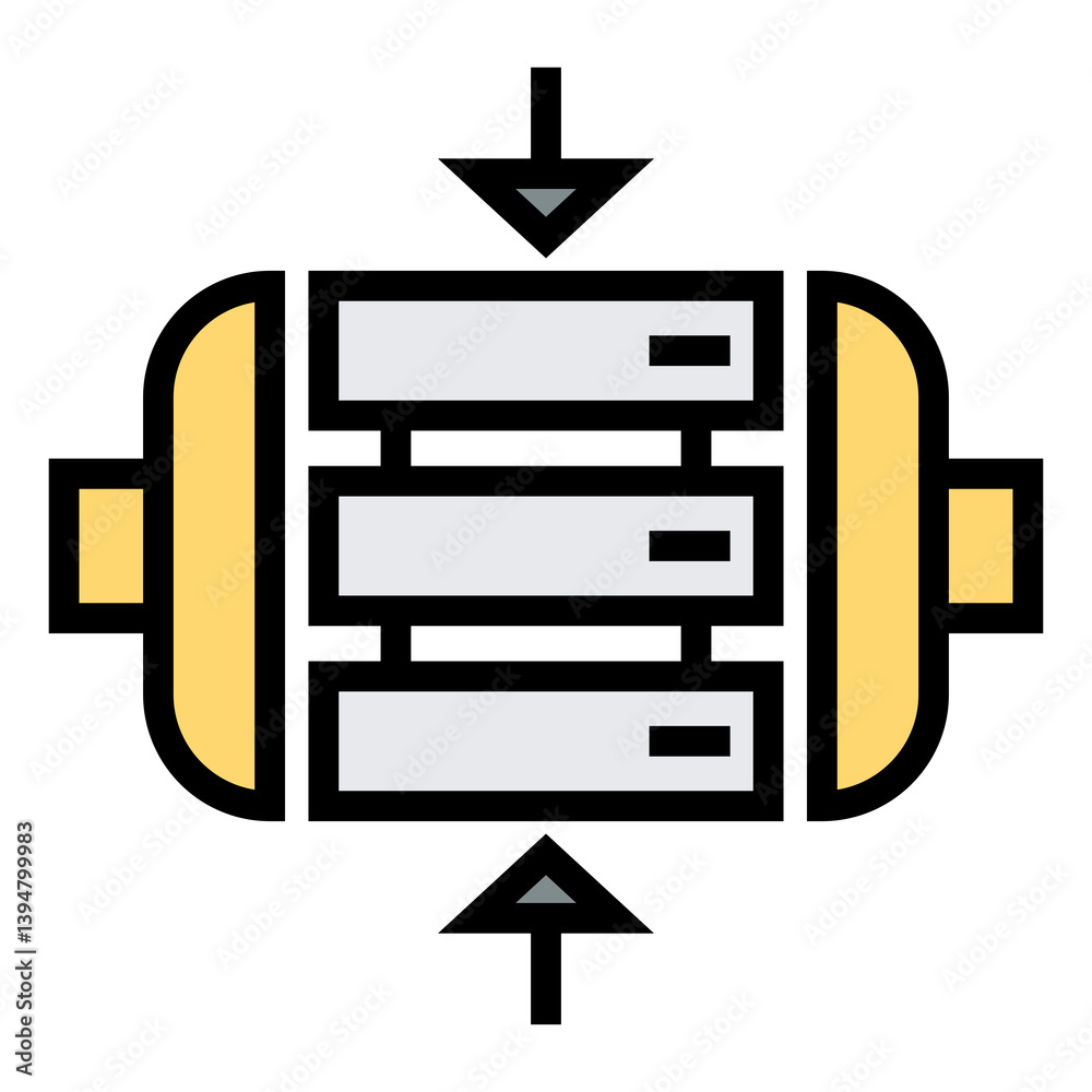 Poster data compression icon