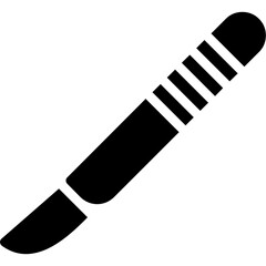 Scalpel Glyph Icon
