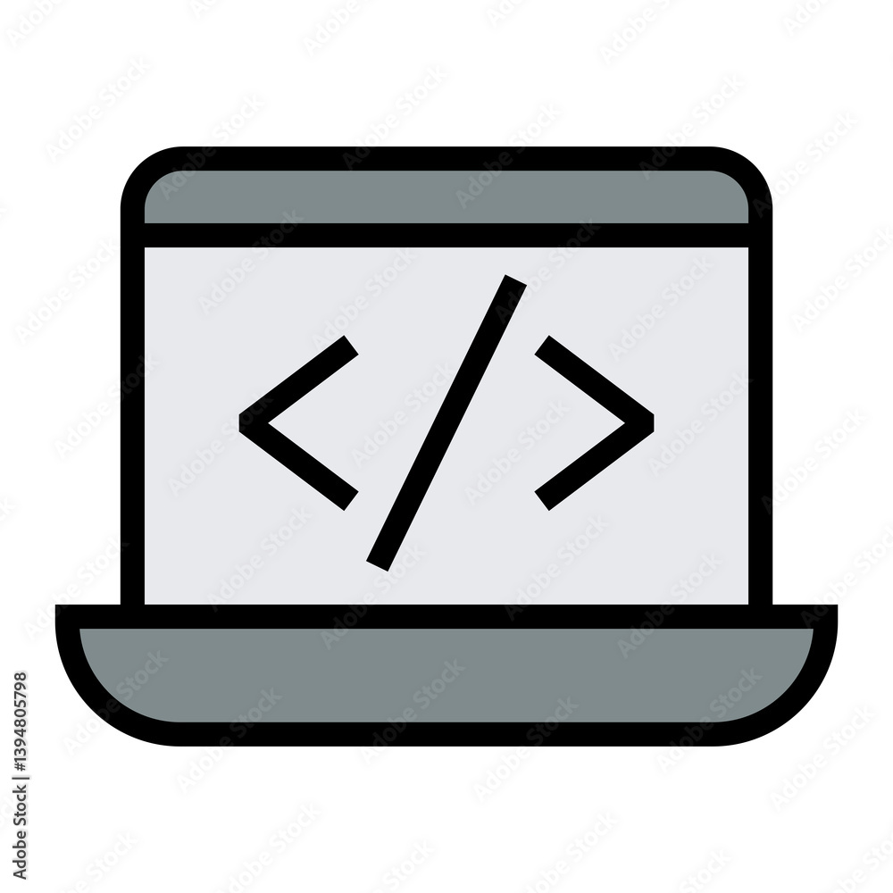 Aufkleber programming icon