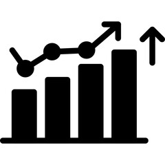 Real Time Analytics Glyph Icon