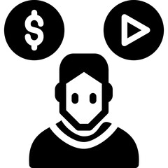 Customer Insights Glyph Icon