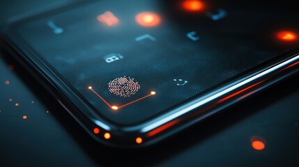 Fingerprint scan on a modern smartphone (1)