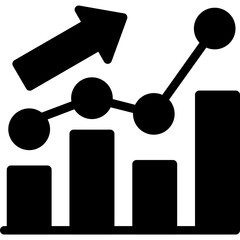 Stock Market Glyph Icon