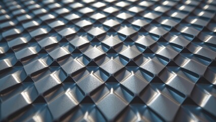 Diamond texture in a metal background