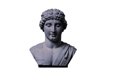 An elegant Roman-style sculpture bust, adding a classical touch to historical or artistic themes.