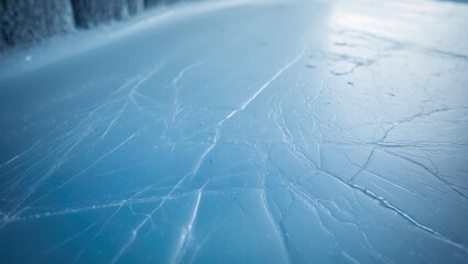 Surface texture of an ice rink