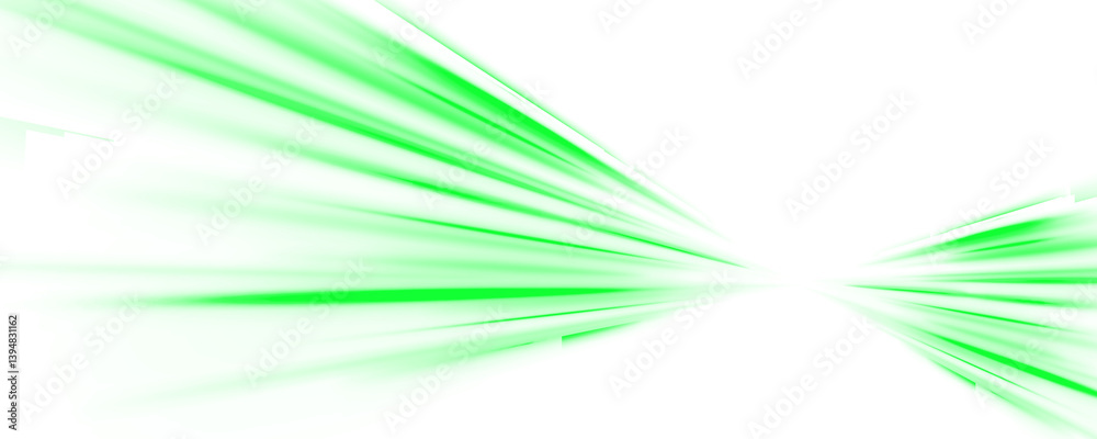 Wall mural png abstract vector background with neon green rays. a futuristic technological theme featuring spee