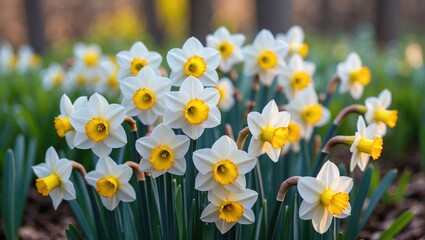Fototapeta premium Narcissus tazetta Species