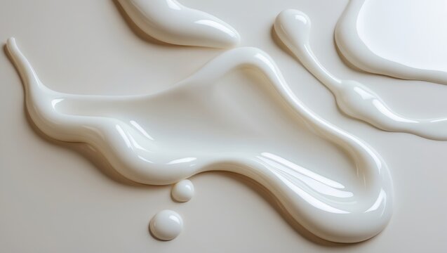 Smudge drops of liquid gel cosmetic forming a texture background