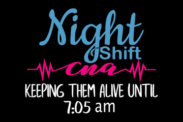 Night shift CNA - file contains a high-quality digital vector artwork, created with precision and detail, fully editable in Adobe Illustrator.