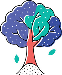 “Tree Silhouettes: Nature’s Shadows in Minimalist Beauty”