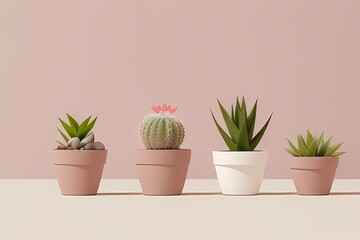 Obraz premium cactus in pot