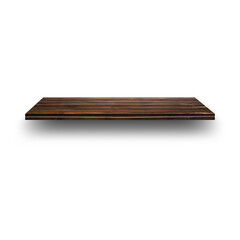 A simple wooden table with a smooth surface, suitable for various uses like dining or workspace.