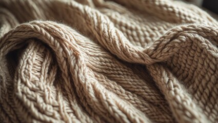 A warm, hand-crocheted wool blanket, perfect for cool nights. Soft, durable, and inviting, it enhances rustic charm and comfort in any environment.