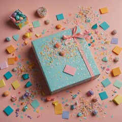 birthday cake and candles