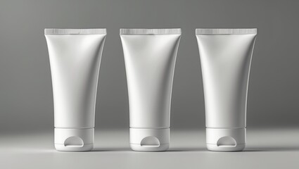 Cream package mock-up designs.