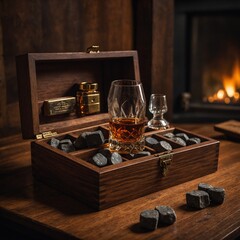 still life with burning candle