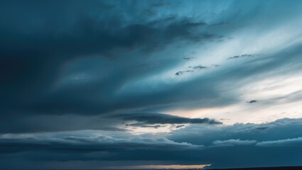 Fototapeta premium Gloomy overcast sky