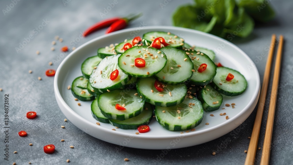 Poster cucumber salad with a twist