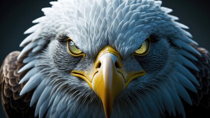 Obraz premium Close-Up Portrait of an Eagle