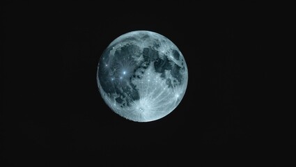 Fototapeta premium Midnight Moon Harvest