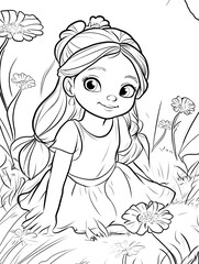 Princess coloring page