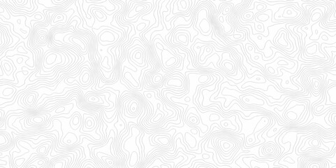 Obraz premium Abstract minimal The patter discovery vector topo creative discovery. White wave grid stripe line map topography. vector geographic contour mounted map background. 