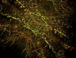 Imaginatory fractal abstract background Image