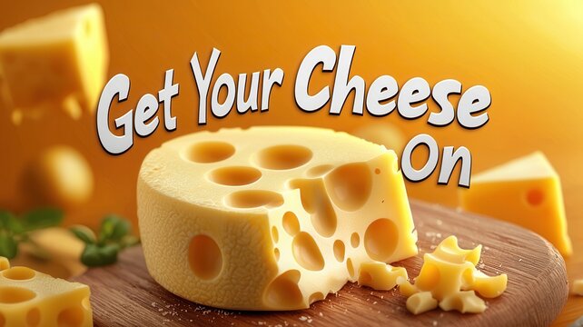 National cheese day with snack and celebration idea. Get your cheese on with this appetizing cheese display.