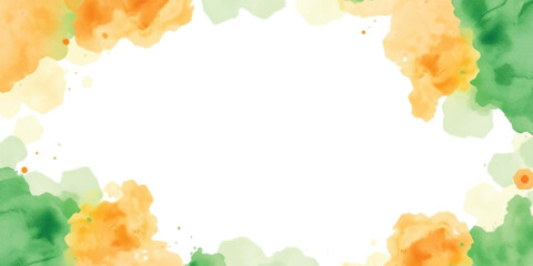 Indian, orange, green, tricolor, watercolour, abstract, background, 15, august, indenpendence, day, 26, january, republic,