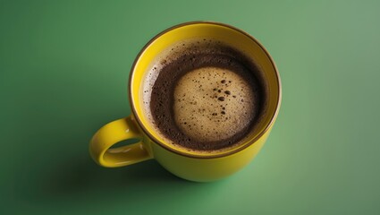 Top View of Coffee Celebrating Christmas and New Year