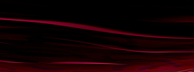 Abstract dark red and black flowing lines creating a smooth, wavy pattern. Blender 3D illustration