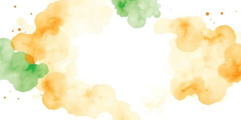 Indian, orange, green, tricolor, watercolour, abstract, background, 15, august, indenpendence, day, 26, january, republic,