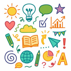 set of icons for web design