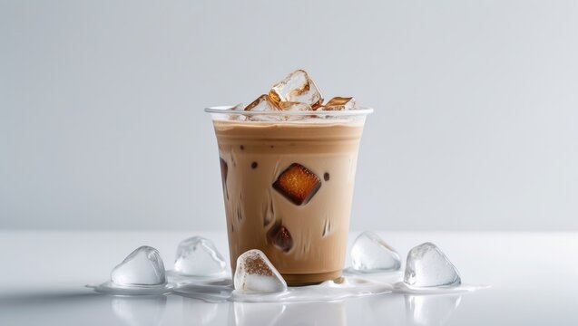 Iced Mocha against a white backdrop