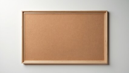 Fototapeta premium Cork board texture as a backdrop material. Blank area. Isolated on white
