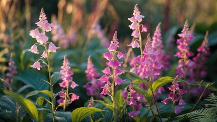 September sees the blooming of Impatiens glandulifera, a sizable annual plant.