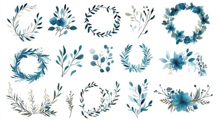 Watercolor Floral and Botanical Illustrations