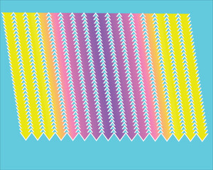 Colorful decoration on a white background