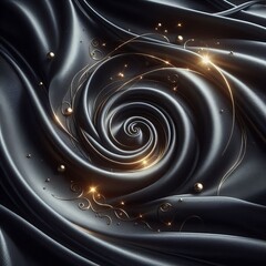 Dark Gray Background with Premium Satin Fabric Shiny elegance wi