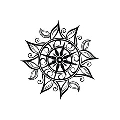 Mandala ornament vector
