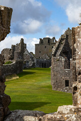 Dunnottar Castle rises in dramatic ruins atop a cliff overlooking the North Sea. Its breathtaking...