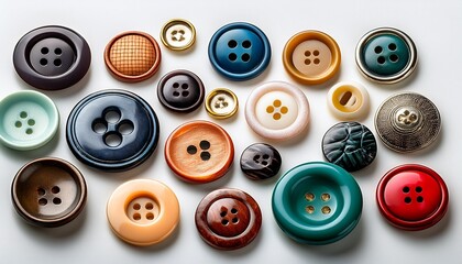 set of buttons
