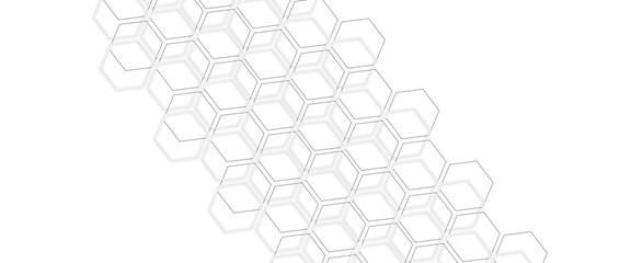 Geometric Elegance: Hexagonal Pattern Background. 