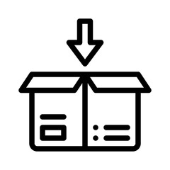 product packaging line icon