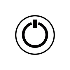 Power icon vector Power Switch Icon