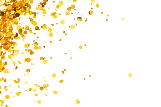 Gold Glitter Burst